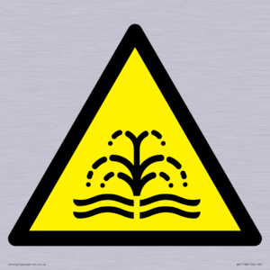 W516 Warning: fountain/water plume